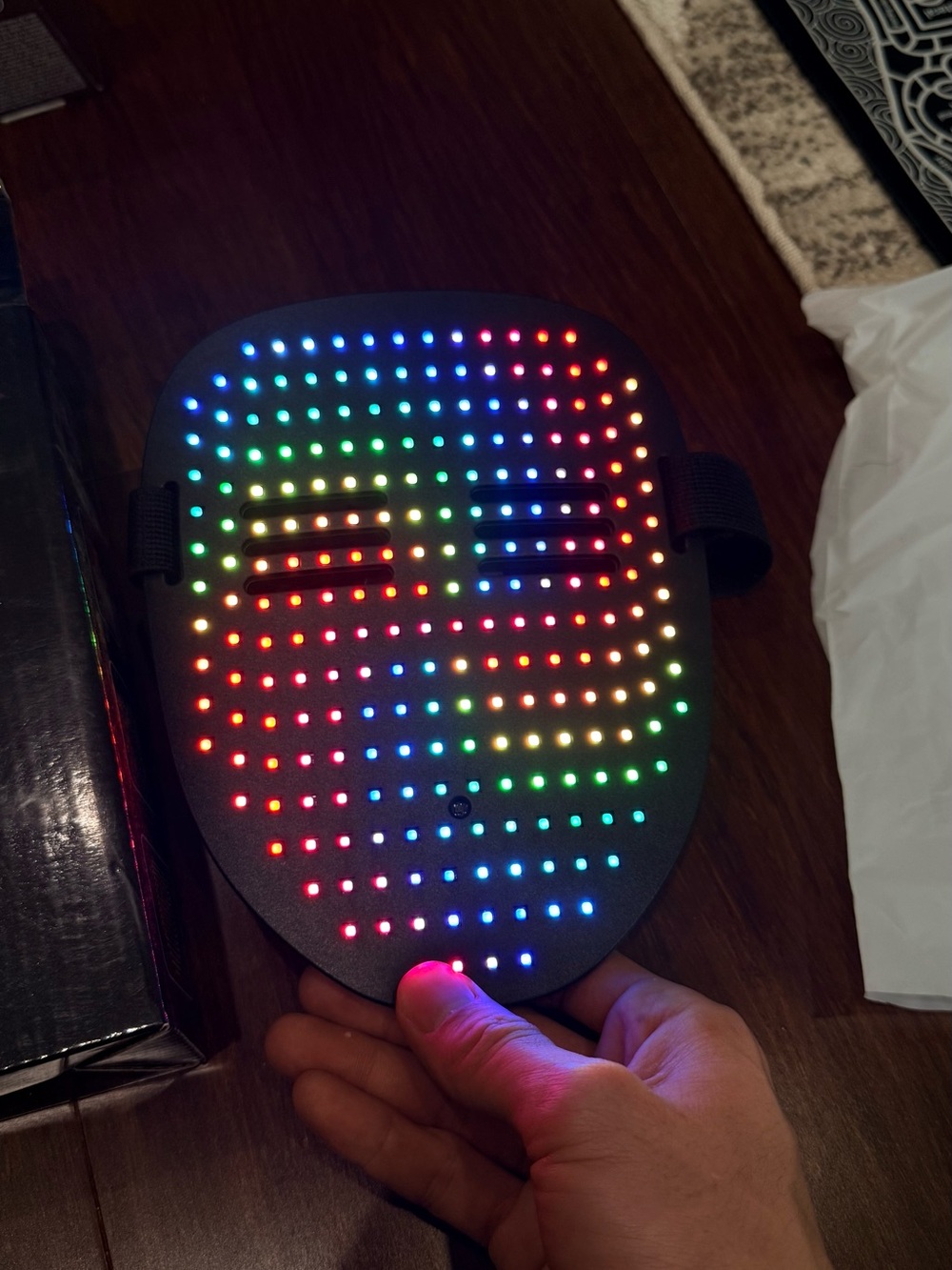 Done ✅✅✅ LED Mask with Multicolor Pixel Face - Picture 7 of 13